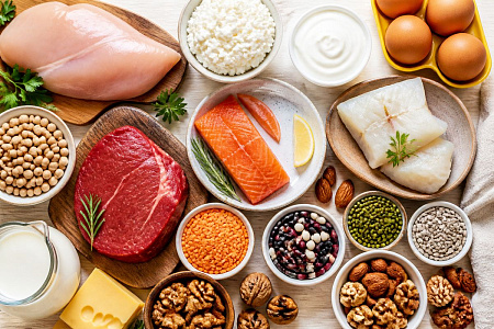 В каких продуктах содержится белок